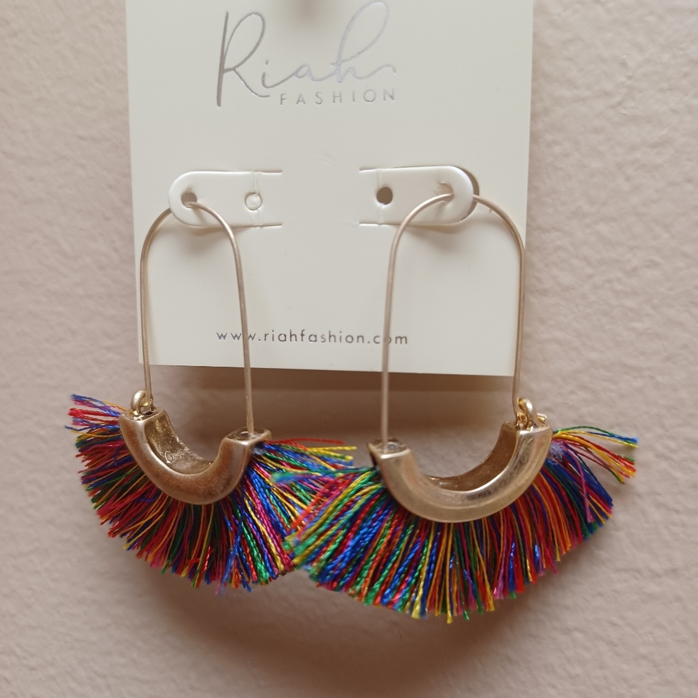 GIFT BOXED rainbow boho earrings 🌈
